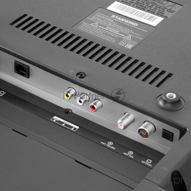 Телевизор LED Starwind 43 SW-LED43UB400 Яндекс.ТВ черный/Ultra HD/60Hz/DVB-T/DVB-T2/DVB-C/DVB TV (RUS)