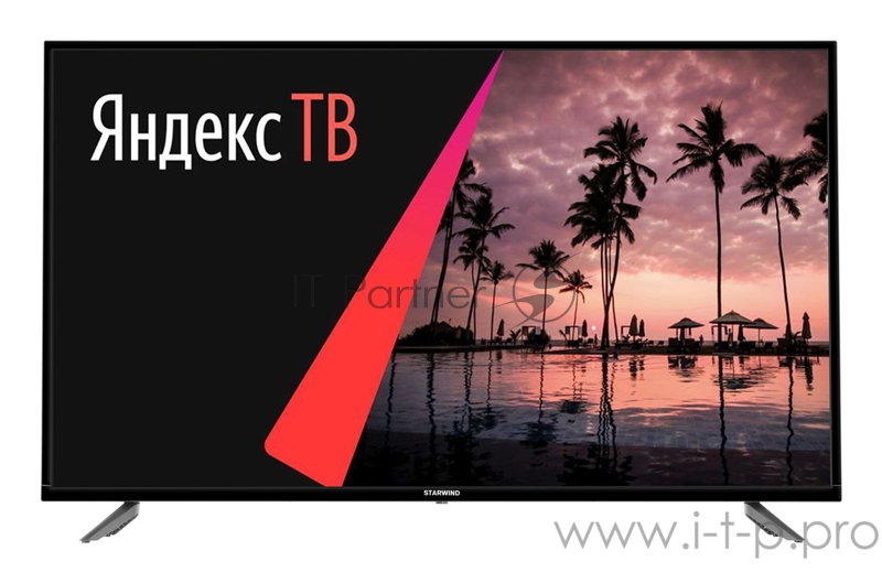 Телевизор LED Starwind 43 SW-LED43UB400 Яндекс.ТВ черный/Ultra HD/60Hz/DVB-T/DVB-T2/DVB-C/DVB TV (RUS)