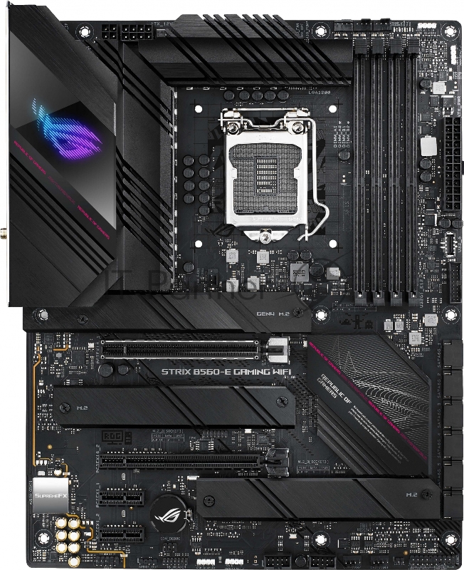 Материнская плата ASUS ROG STRIX B560-E GAMING WIFI, LGA1200, B560, 4*DDR4, HDMI+DP, CrossFireX, SATA3 + RAID, Audio, Gb LAN, USB 3.2*5, USB 2.0*5, ATX 90MB1880-M0EAY0