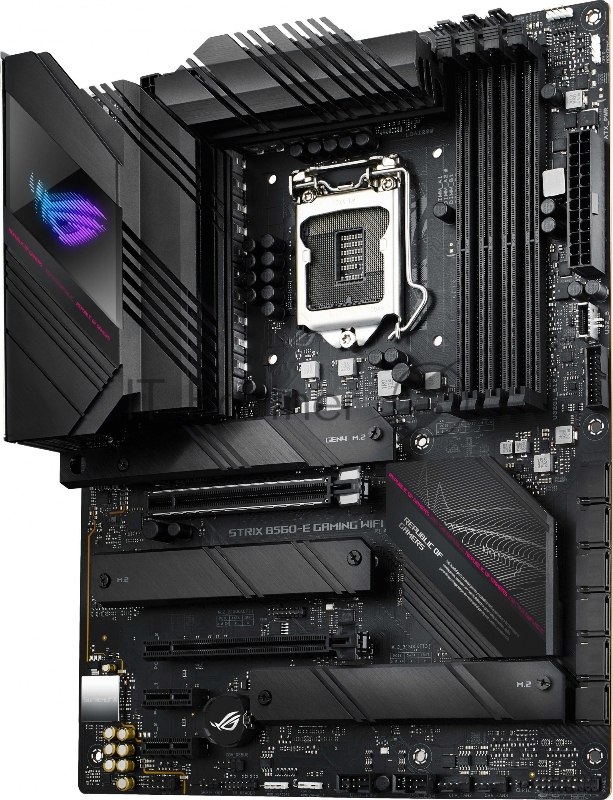 Материнская плата ASUS ROG STRIX B560-E GAMING WIFI, LGA1200, B560, 4*DDR4, HDMI+DP, CrossFireX, SATA3 + RAID, Audio, Gb LAN, USB 3.2*5, USB 2.0*5, ATX 90MB1880-M0EAY0