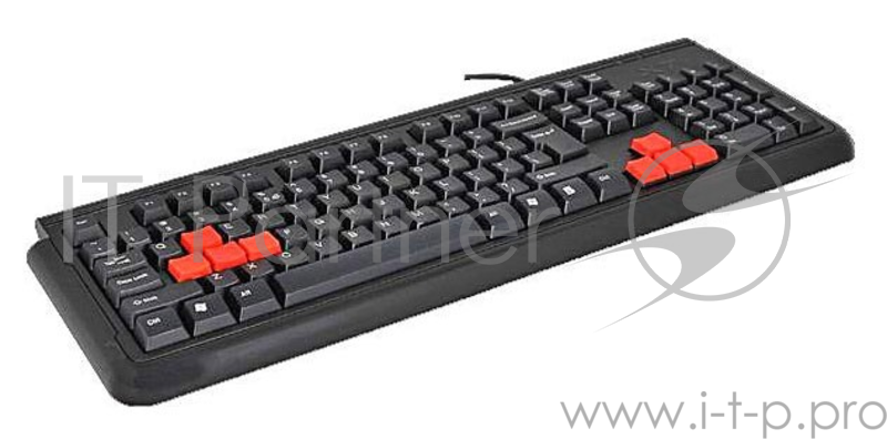 Клавиатура A4 X7-G300 черный USB Gamer