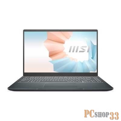 Ноутбук MSI Modern 15 A4M-020XRU Ryzen 5 4500U/8Gb/SSD256Gb/AMD Radeon/15.6/IPS/FHD (1920x1080)/Free DOS/grey/WiFi/BT/Cam