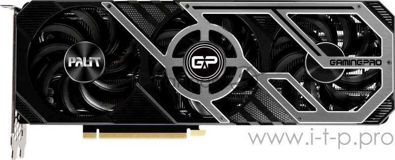 Видеокарта Palit PCI-E nVidia GeForce RTX3070TI GAMINGPRO 8Gb (256bit/GDDR6/HDMI/DPx3) (NED307T019P2-1046A)