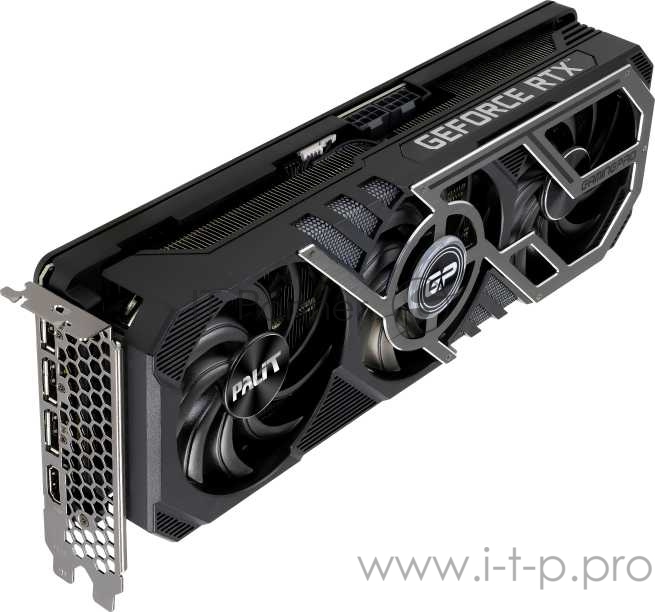Видеокарта Palit PCI-E nVidia GeForce RTX3070TI GAMINGPRO 8Gb (256bit/GDDR6/HDMI/DPx3) (NED307T019P2-1046A)