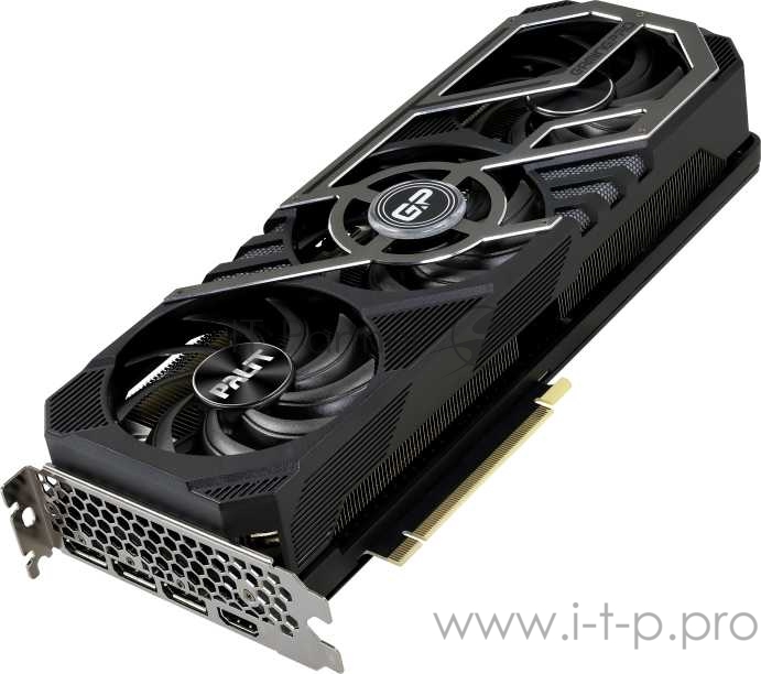 Видеокарта Palit PCI-E nVidia GeForce RTX3070TI GAMINGPRO 8Gb (256bit/GDDR6/HDMI/DPx3) (NED307T019P2-1046A)