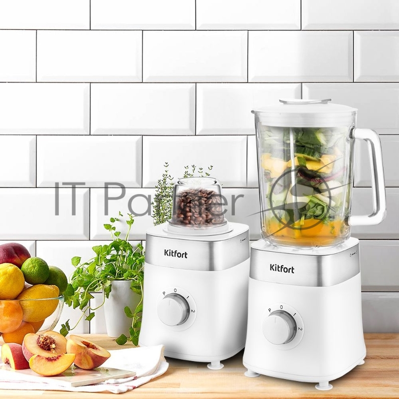 Блендер стационарный Kitfort KT-3030-2 800Вт белый
