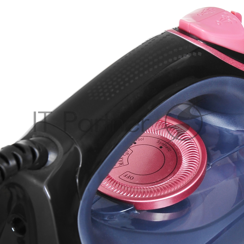 Утюг Hyundai H-SI01623 2400Вт черный/розовый