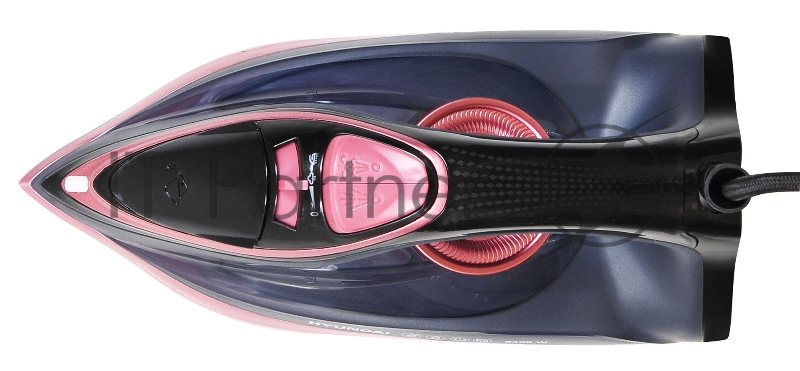 Утюг Hyundai H-SI01623 2400Вт черный/розовый
