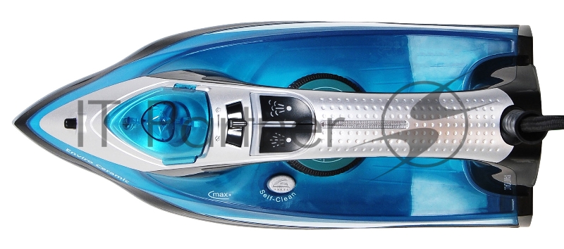 Утюг Hyundai H-SI01336 2800Вт черный/голубой