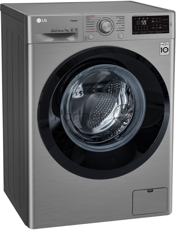 Стиральная машина LG F2J5HS6S класс: A загр.фронтальная макс.:7кг темно-серебристый