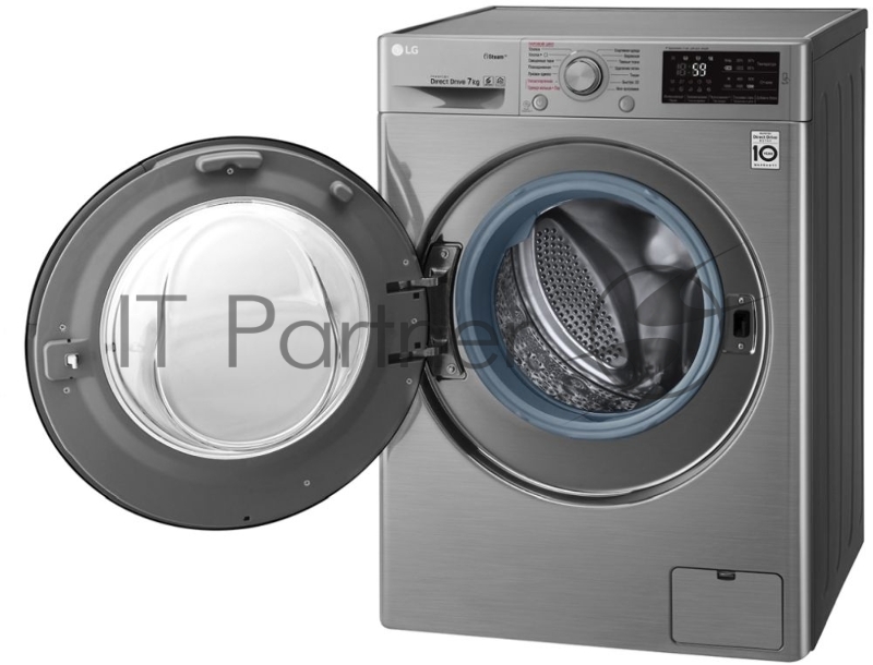 Стиральная машина LG F2J5HS6S класс: A загр.фронтальная макс.:7кг темно-серебристый