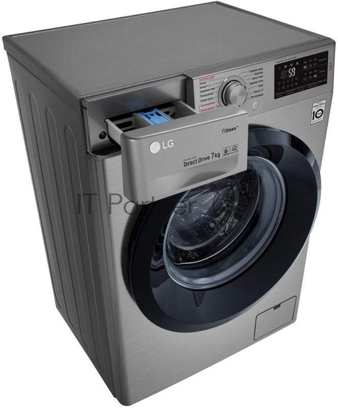Стиральная машина LG F2J5HS6S класс: A загр.фронтальная макс.:7кг темно-серебристый