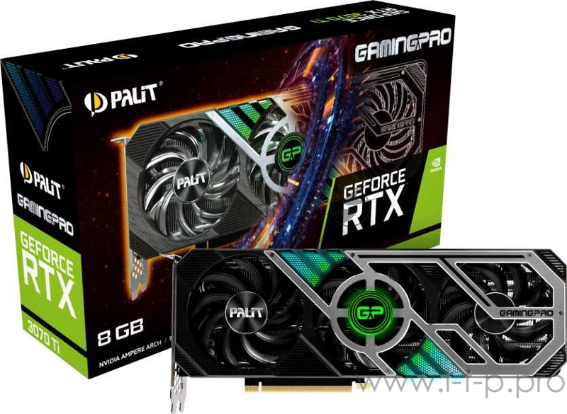 Видеокарта PCIE16 RTX3070TI 8GB RTX3070TI GAMINGPRO 8G PALIT