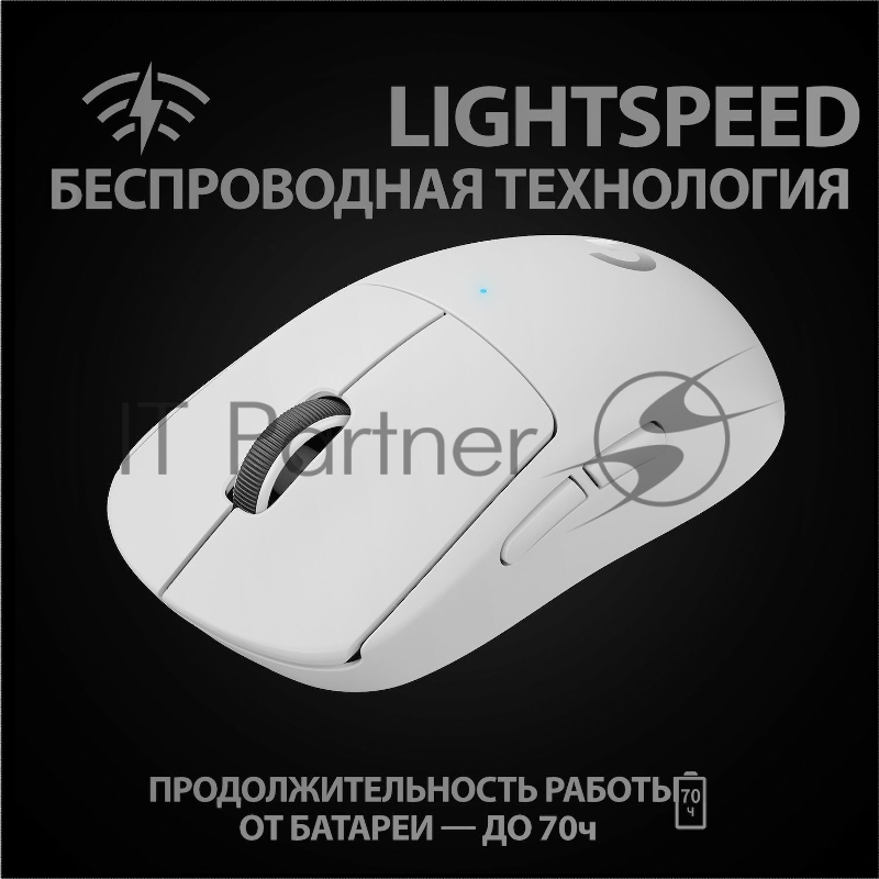 LOGITECH PRO X SUPERLIGHT Wireless Gaming Mouse - WHITE - 2.4GHZ - EER2 - #933