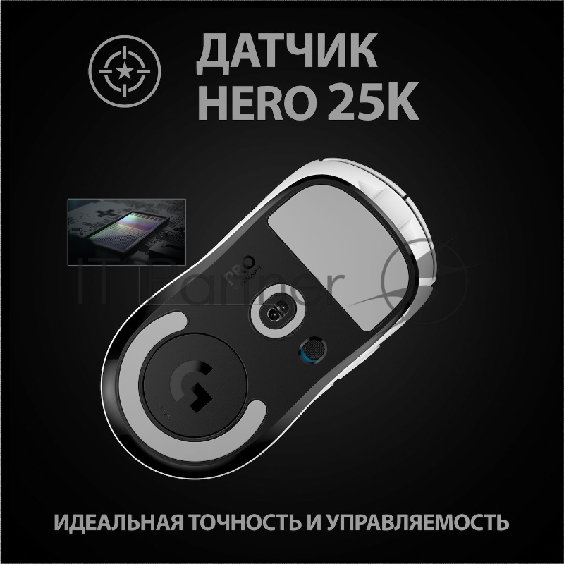 LOGITECH PRO X SUPERLIGHT Wireless Gaming Mouse - WHITE - 2.4GHZ - EER2 - #933