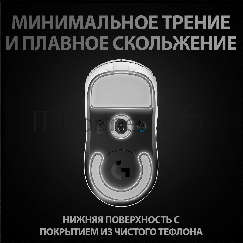 LOGITECH PRO X SUPERLIGHT Wireless Gaming Mouse - WHITE - 2.4GHZ - EER2 - #933