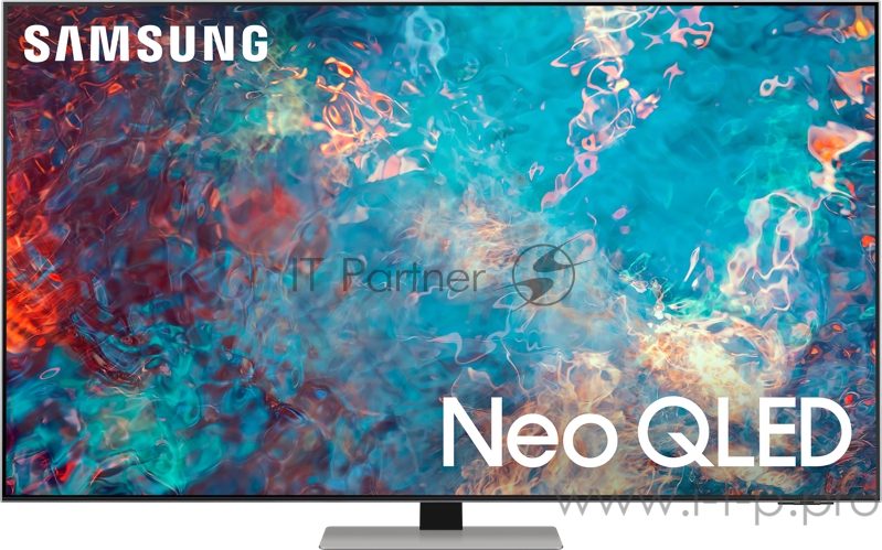 Телевизор ЖК 85 Samsung Телевизор ЖК 85 Samsung/ 85”, Neo QLED 4K, Smart TV,Wi-Fi, Voice, PQI 4300, HDR 24х, HDR10+, DVB-T2/C/S2, 2.2.2 CH, 60W, OTS, FreeSync Premium Pro, 4HDMI, 2USB, ECLIPSE/FROST SILVER