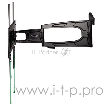 Кронштейн для телевизора Hama Ultraslim черный 23-56 макс.25кг настенный поворот и наклон