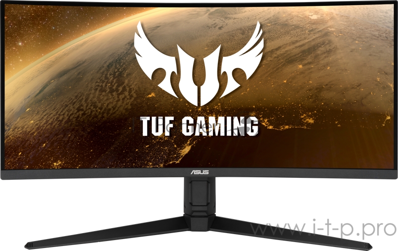 Монитор ASUS 34 VG34VQL1B VA LED изогнутый, 3440x1440, ProGaming, 1ms, 550cd/m2, 178°/178°, 100Mln:1, 165Hz, HDR10, 2*HDMI, 2*DP, USB-hub, колонки, HAS, Swivel, Pivot, Tilt, VESA, Black, 90LM06F0-B01170