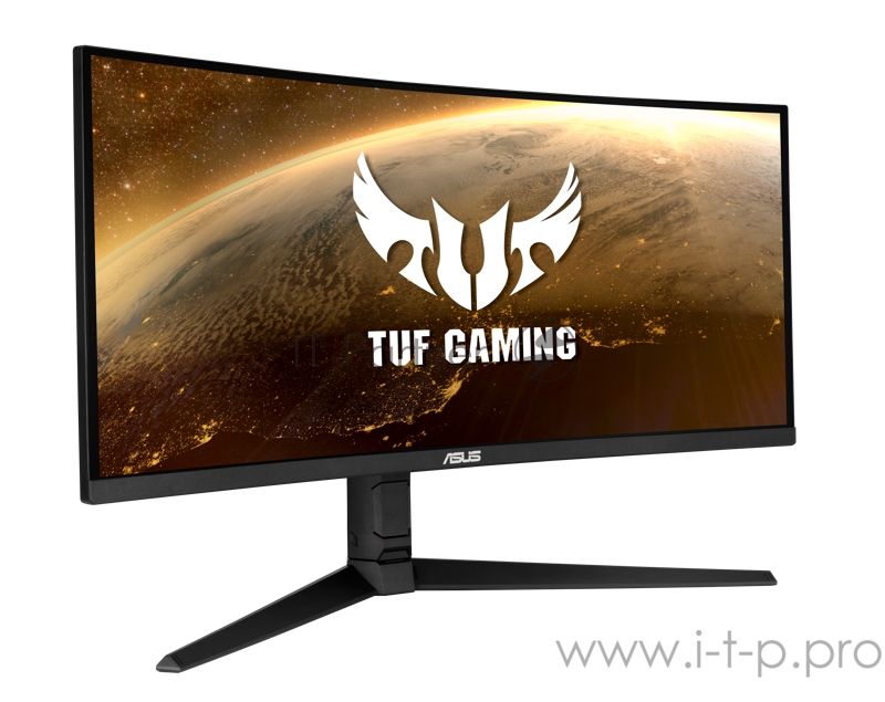 Монитор ASUS 34 VG34VQL1B VA LED изогнутый, 3440x1440, ProGaming, 1ms, 550cd/m2, 178°/178°, 100Mln:1, 165Hz, HDR10, 2*HDMI, 2*DP, USB-hub, колонки, HAS, Swivel, Pivot, Tilt, VESA, Black, 90LM06F0-B01170