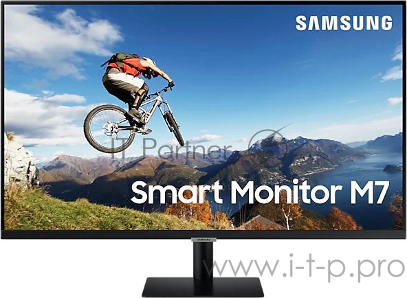МОНИТОР 32 Samsung S32AM700UI Black (LED, Wide, 3840x2160, 60Hz, 8ms, 178°/178°, 250 cd/m, 3000:1, +DVI, +2HDMI, USB, +