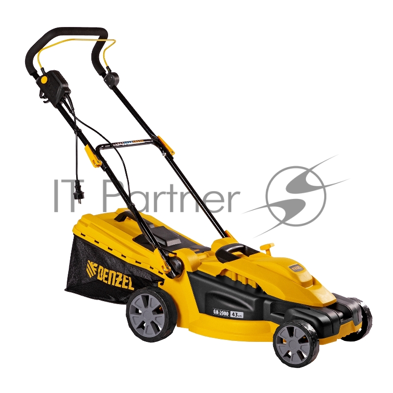 Газонокосилка Denzel электрическая GM-2000, 2000 Вт 96618