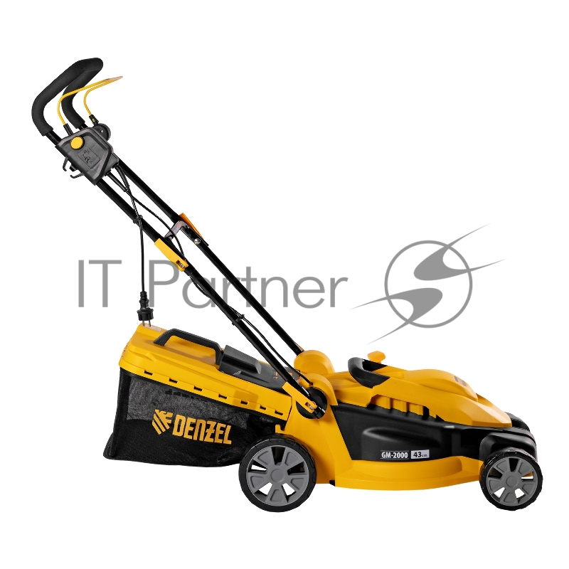Газонокосилка Denzel электрическая GM-2000, 2000 Вт 96618