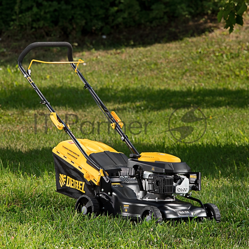 DENZEL Газонокосилка бензиновая GLD-420, 146 см3,шир 42 см,40 л 58805