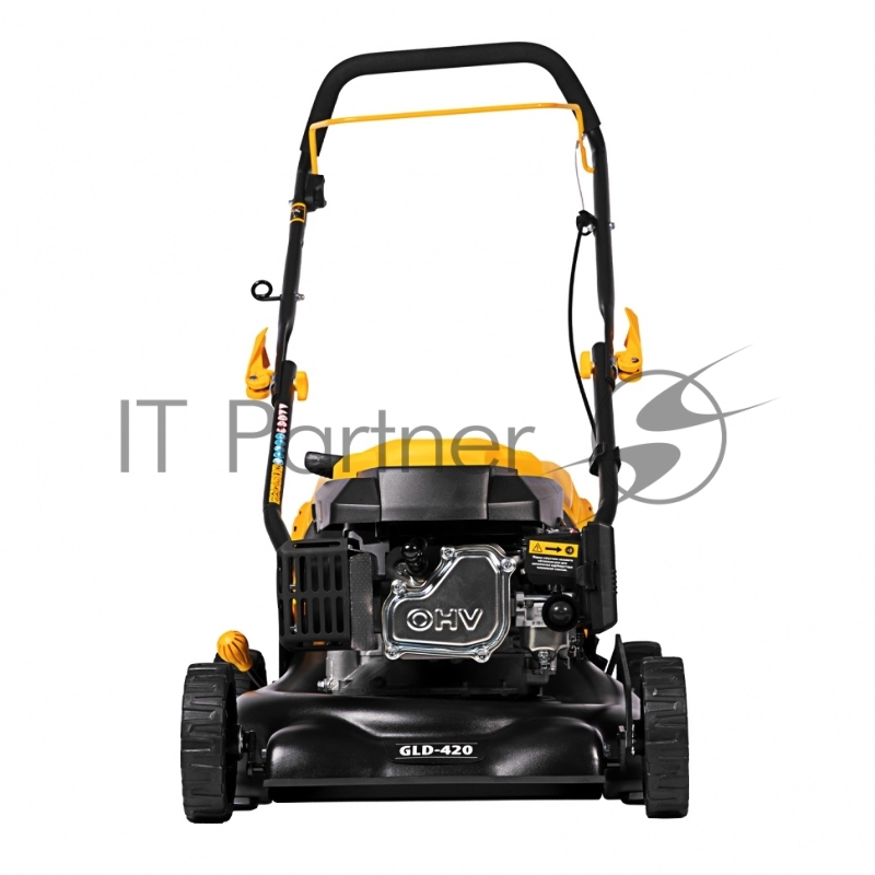 DENZEL Газонокосилка бензиновая GLD-420, 146 см3,шир 42 см,40 л 58805