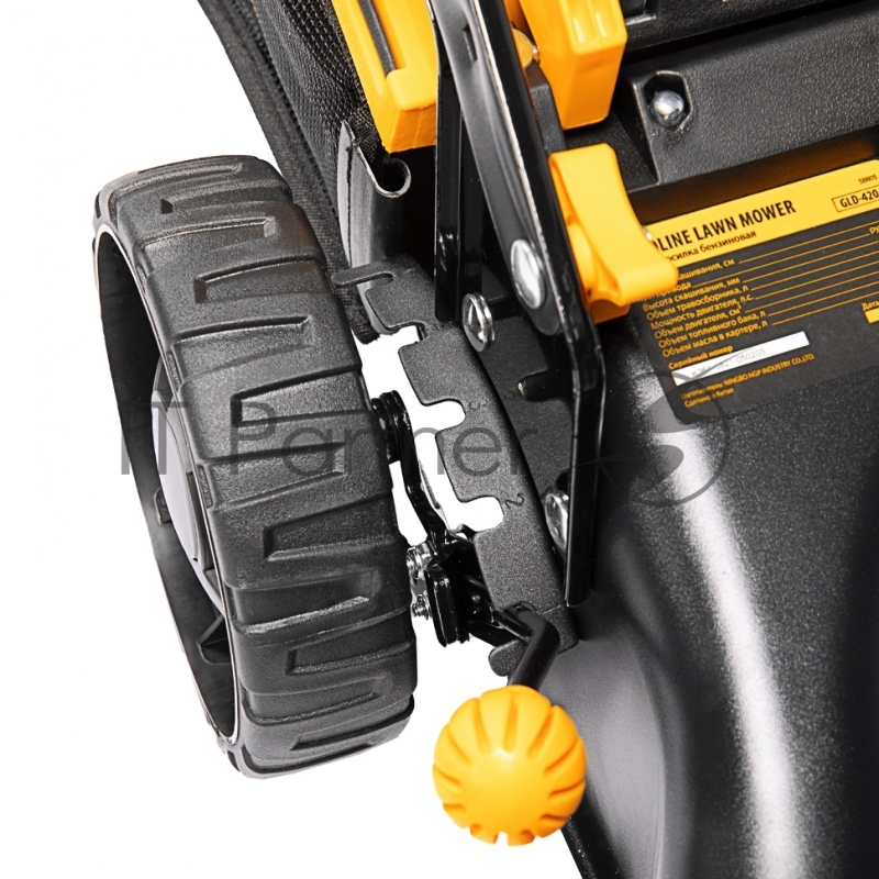 DENZEL Газонокосилка бензиновая GLD-420, 146 см3,шир 42 см,40 л 58805