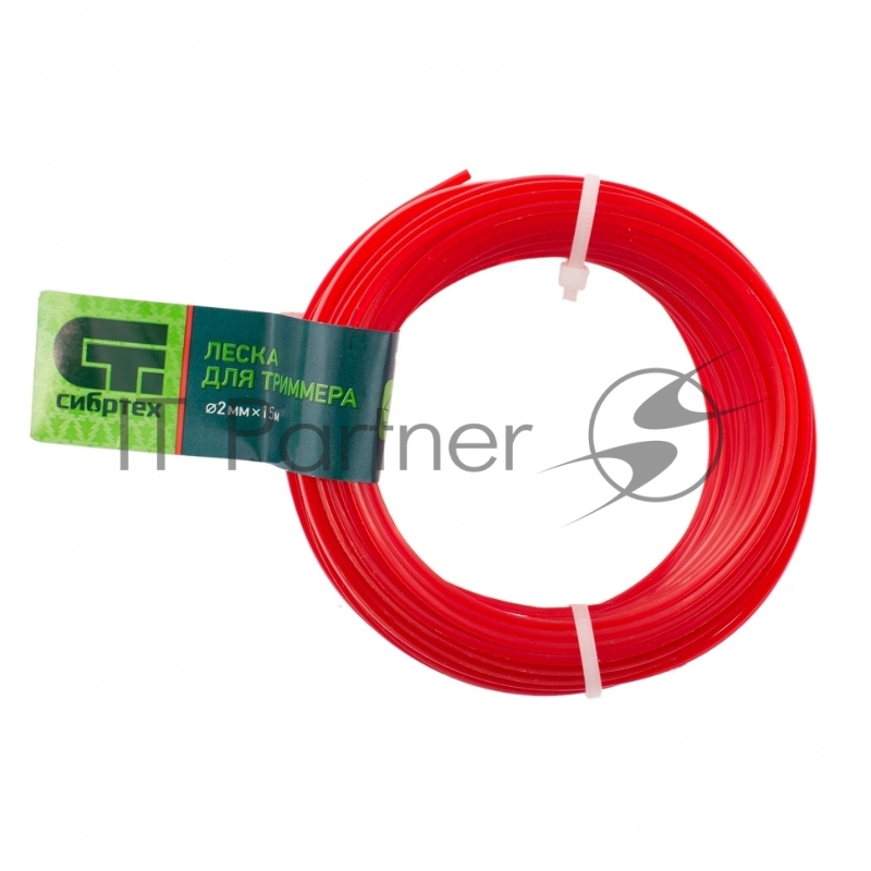 СИБРТЕХ Леска для триммера треугольная 20 мм х 15 м Россия 961635