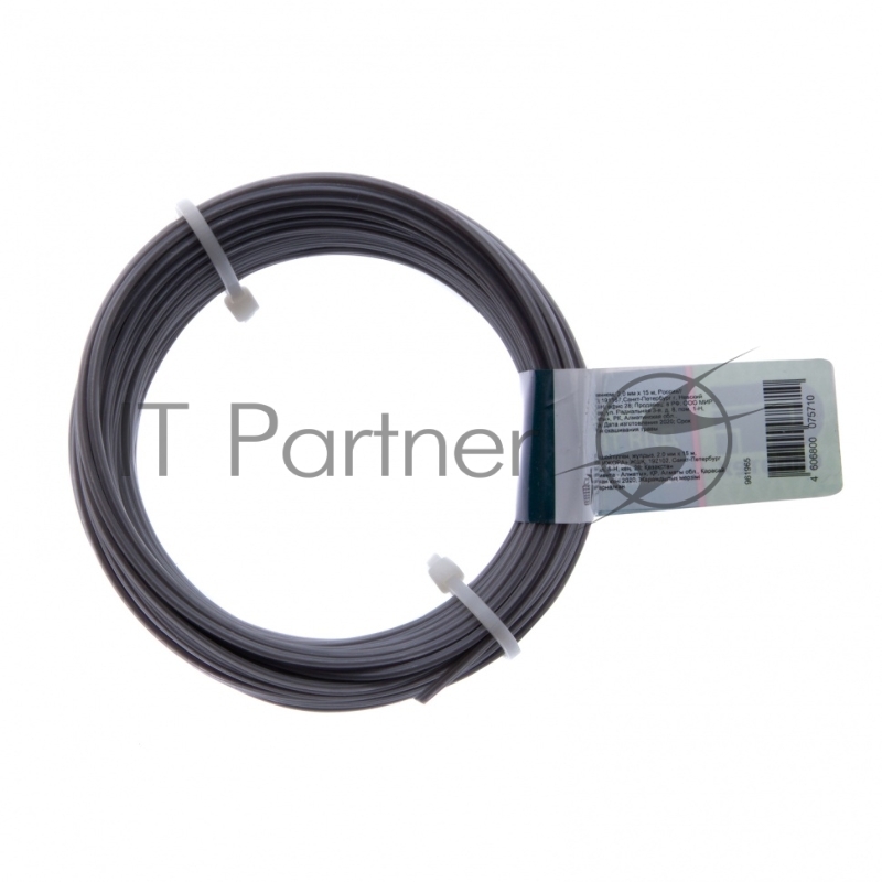 СИБРТЕХ Леска для триммера звезда армир алюминием 20 мм х 15 м Россия 961965