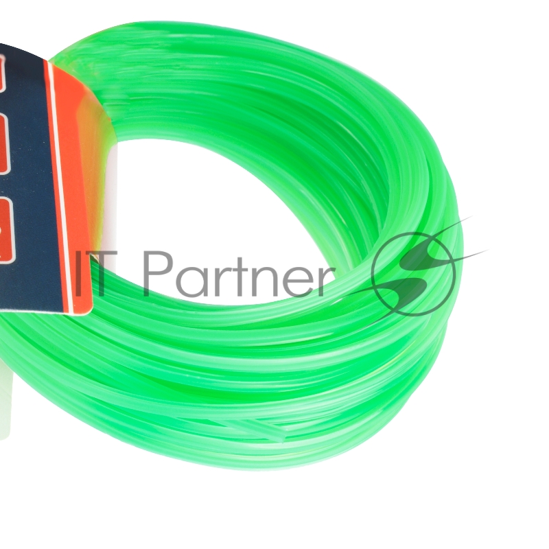 Леска PATRIOT D 2,4 мм L 12 м (звезда, зеленая) 240-12-3, картонный подвес