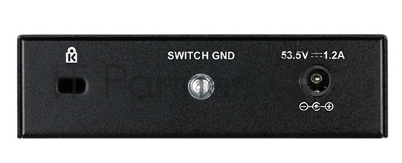 Сетевое оборудование D-Link DES-1005P/B1A Неуправляемый коммутатор с 5 портами 10/100Base-TX (1 порт с поддержкой PoE)