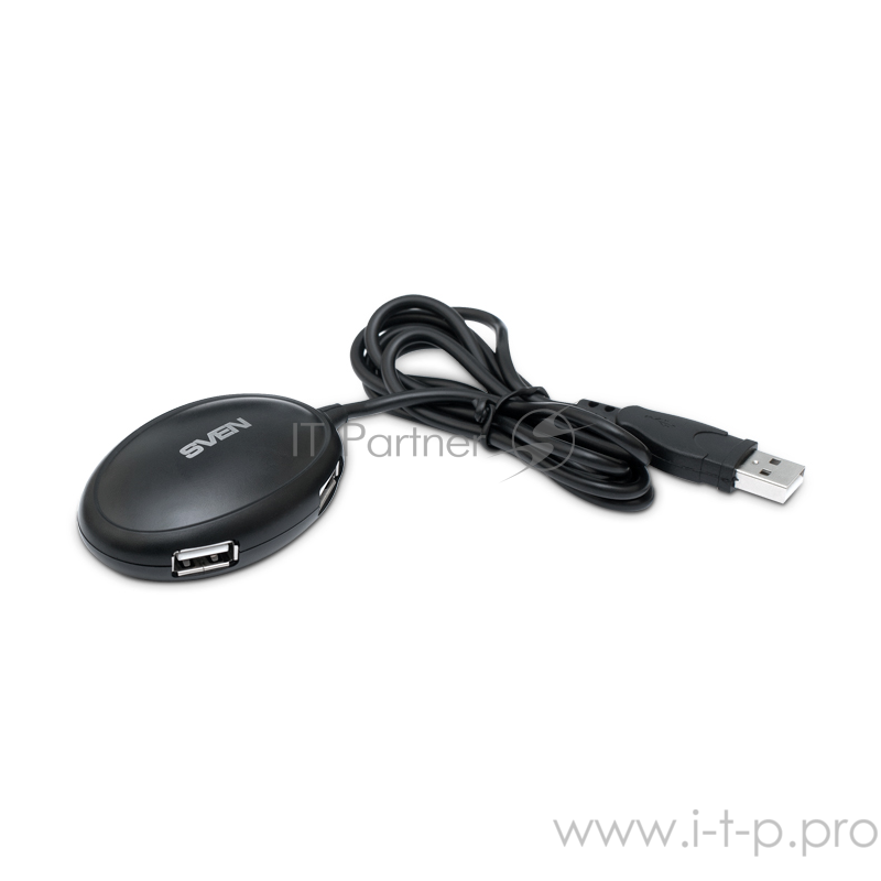 Контроллер Sven HB-401 USB-концентратор, black