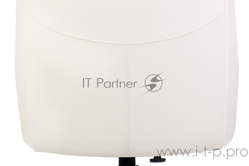 Кресло руководителя Бюрократ _DUKE белый кожа крестовина металл/дерево