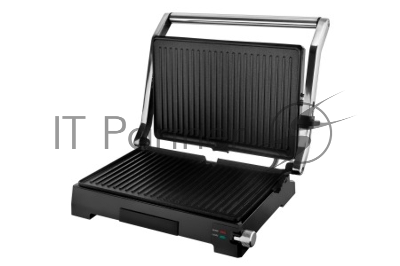 Электрический гриль-пресс BRAYER BR2005, 2000 Вт, антиприг.покр.пласт 34*23,5 см, темп 230 С,рег.выс