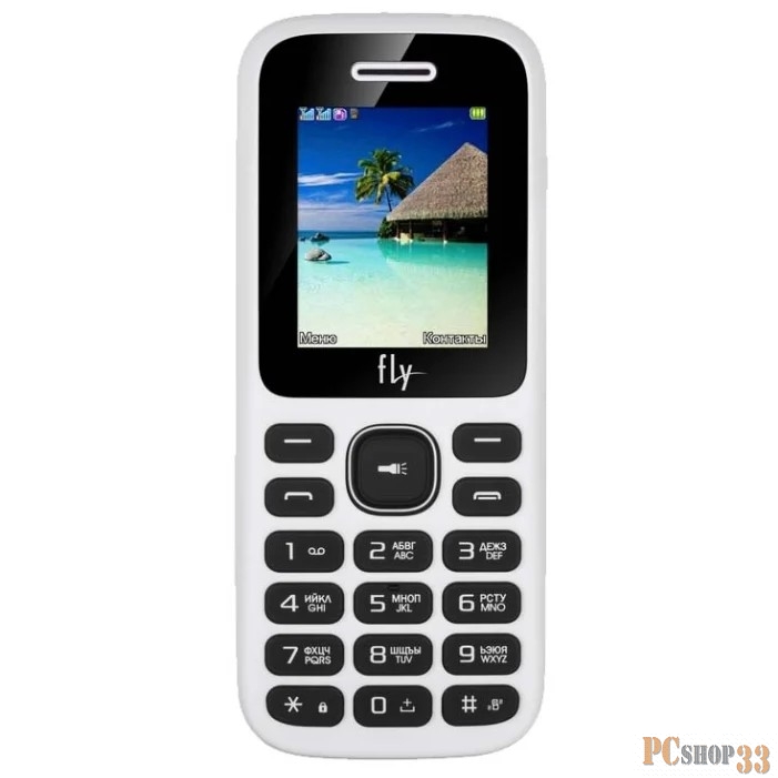 Мобильный телефон Fly FF188 White