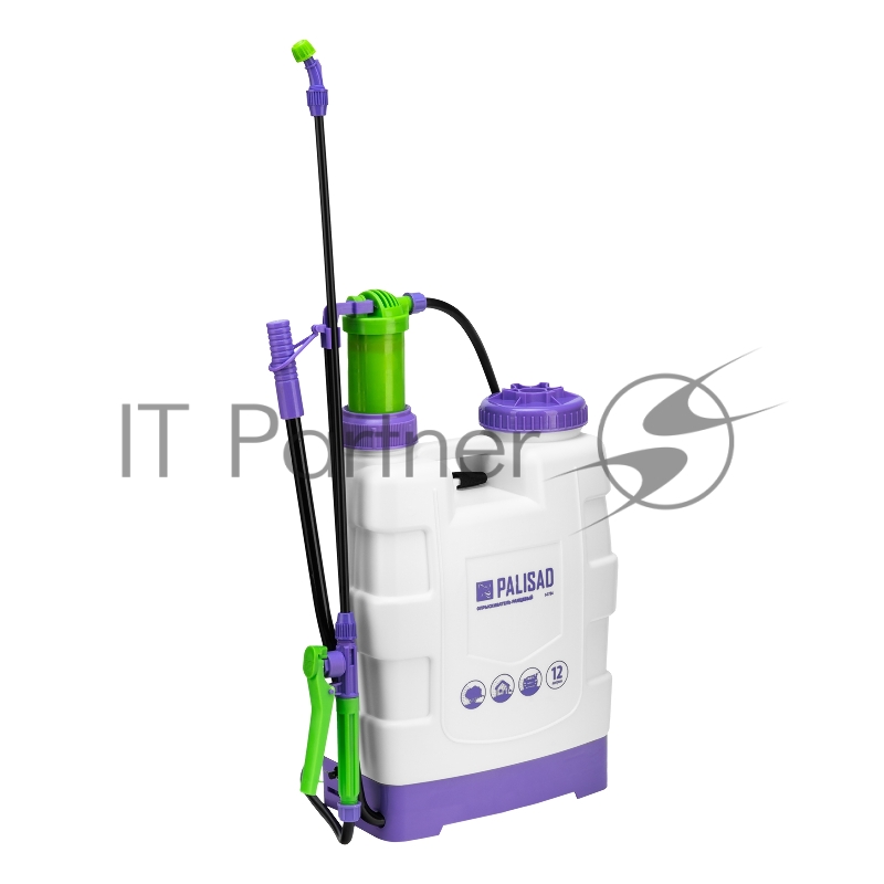 Опрыскиватель PALISAD ранцевый, 12 л с насосом, шлангом, разбрызгивателем 64784