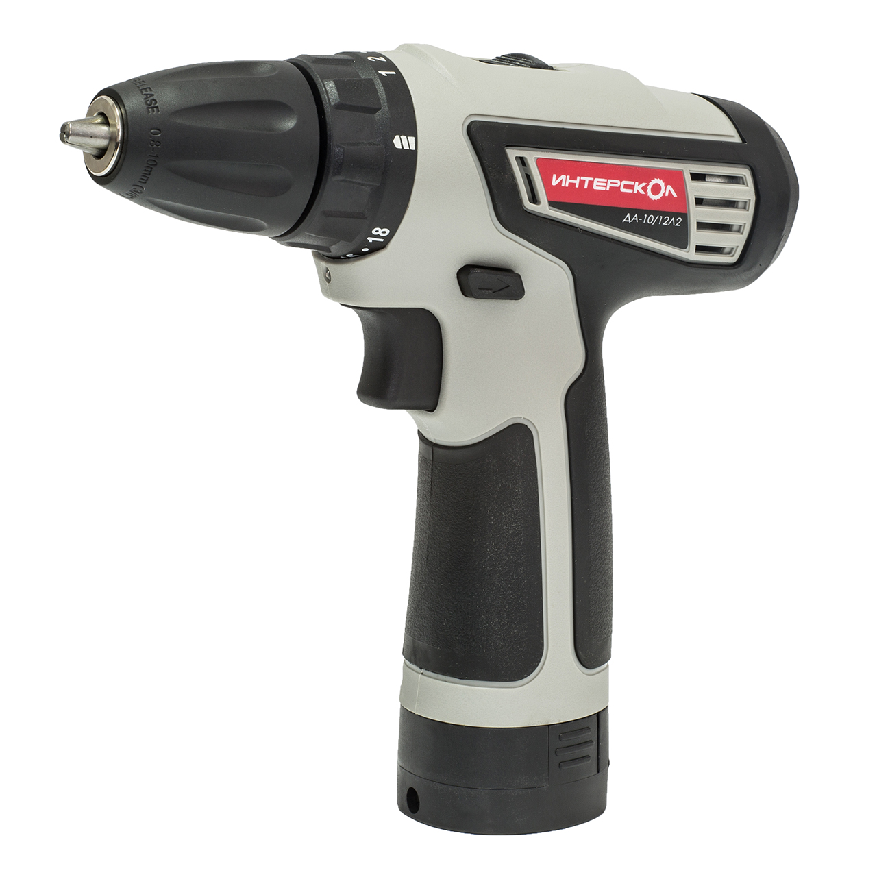 Дрель, Шуруповерт ИНТЕРСКОЛ ДА-10/12Л2 (Li-ion) акк. дрель-шуруп. (2 аккум.) 517.0.2.00