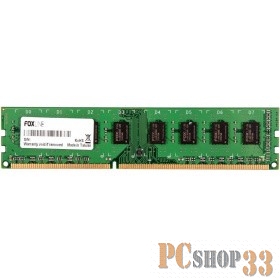 Модуль памяти Foxline DDR4 DIMM 4GB FL2400D4U17-4GSE {PC4-19200, 2400MHz}