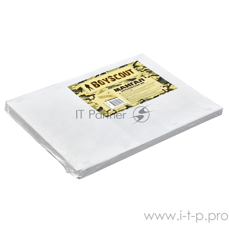 Мангал BOYSCOUT 350х250х350х0,5мм, сборный + 6 шампуров