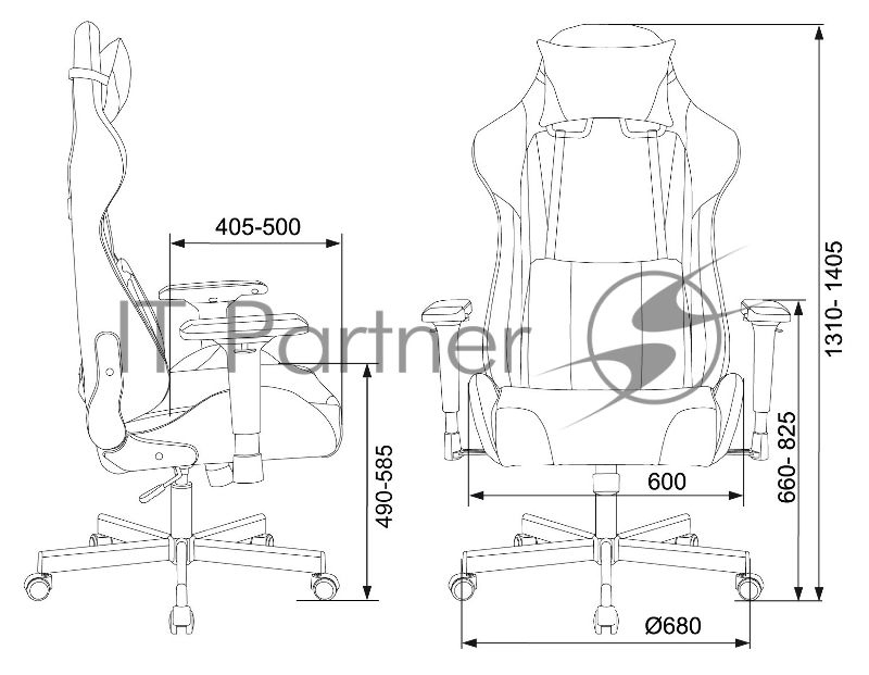 Кресло игровое Zombie VIKING TANK черный/красный/белый искусственная кожа с подголов. крестовина металл