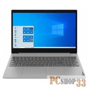 Ноутбук Lenovo IdeaPad 3 15IML05 Pentium 6405U/4Gb/SSD256Gb/Intel UHD Graphics/15.6/IPS/FHD (1920x1080)/Windows 10/grey/WiFi/BT/Cam