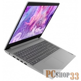 Ноутбук Lenovo IdeaPad 3 15IML05 Pentium 6405U/4Gb/SSD256Gb/Intel UHD Graphics/15.6/IPS/FHD (1920x1080)/Windows 10/grey/WiFi/BT/Cam