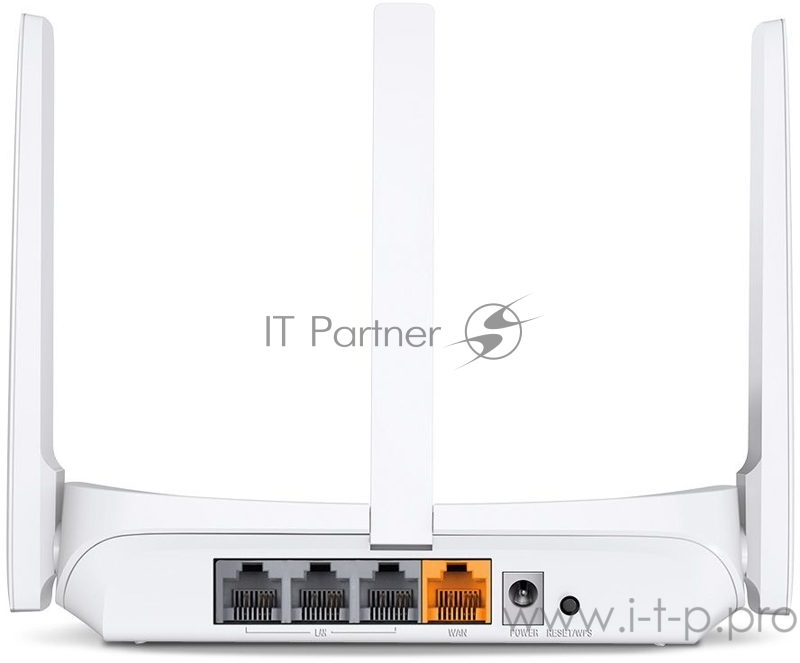 Роутер беспроводной Mercusys MW306R N300 10/100BASE-TX белый