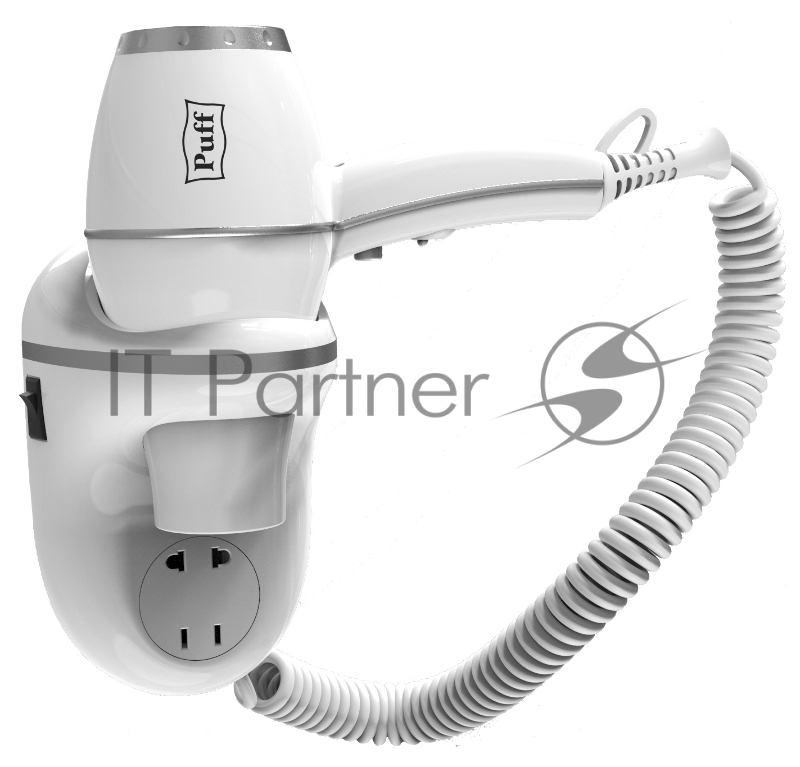 Фен Puff 1800B 1800Вт белый