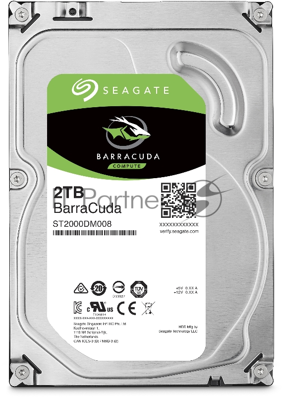 Жесткий диск 2TB Seagate Barracuda (ST2000DM008) {SATA 6 Гбит/с, 7200 rpm, 256mb buffer,3.5}