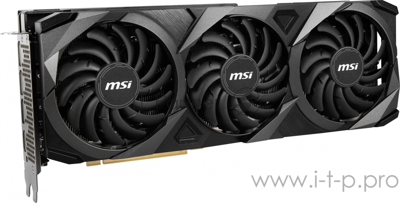 Видеокарта MSI PCI-E 4.0 RTX 3070 Ti VENTUS 3X 8G OC NVIDIA GeForce RTX 3070TI 8192Mb 256 GDDR6 1800/19000/HDMIx1/DPx3/HDCP Ret