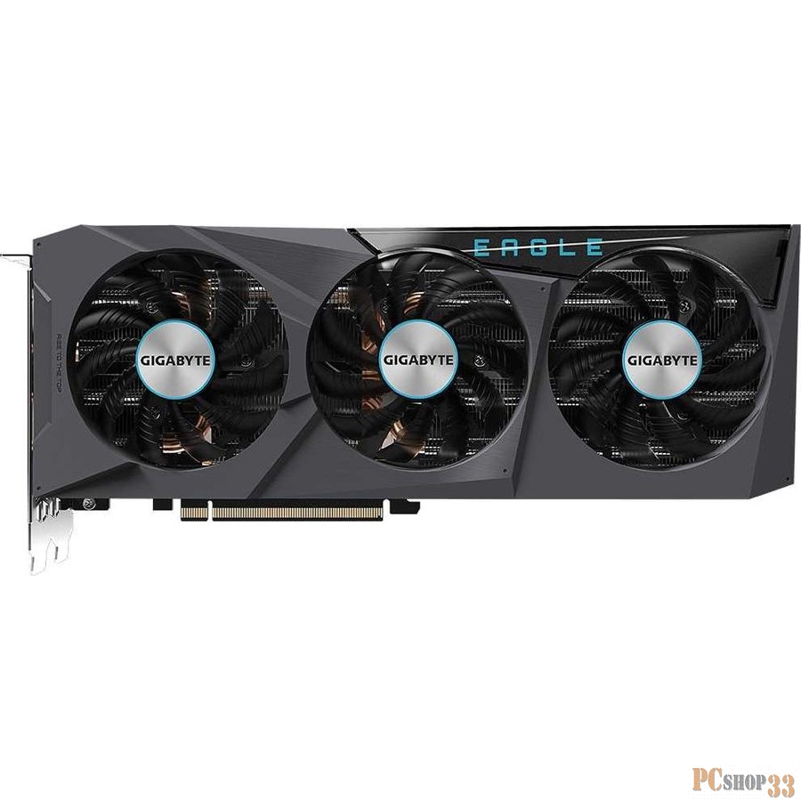 Видеокарта Gigabyte PCI-E 4.0 GV-N307TEAGLE OC-8GD NVIDIA GeForce RTX 3070TI 8192Mb 256 GDDR6 1800/19000/HDMIx2/DPx2/HDCP Ret